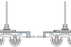 16mm Scale Bog Log Bolster Wagon Drawing