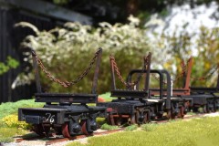 16mm Scale Bog Log Bolster Wagons as Built By a Customer