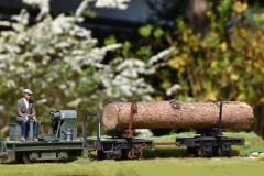 16mm Scale Bog Log Bolster Wagons as Built By a Customer